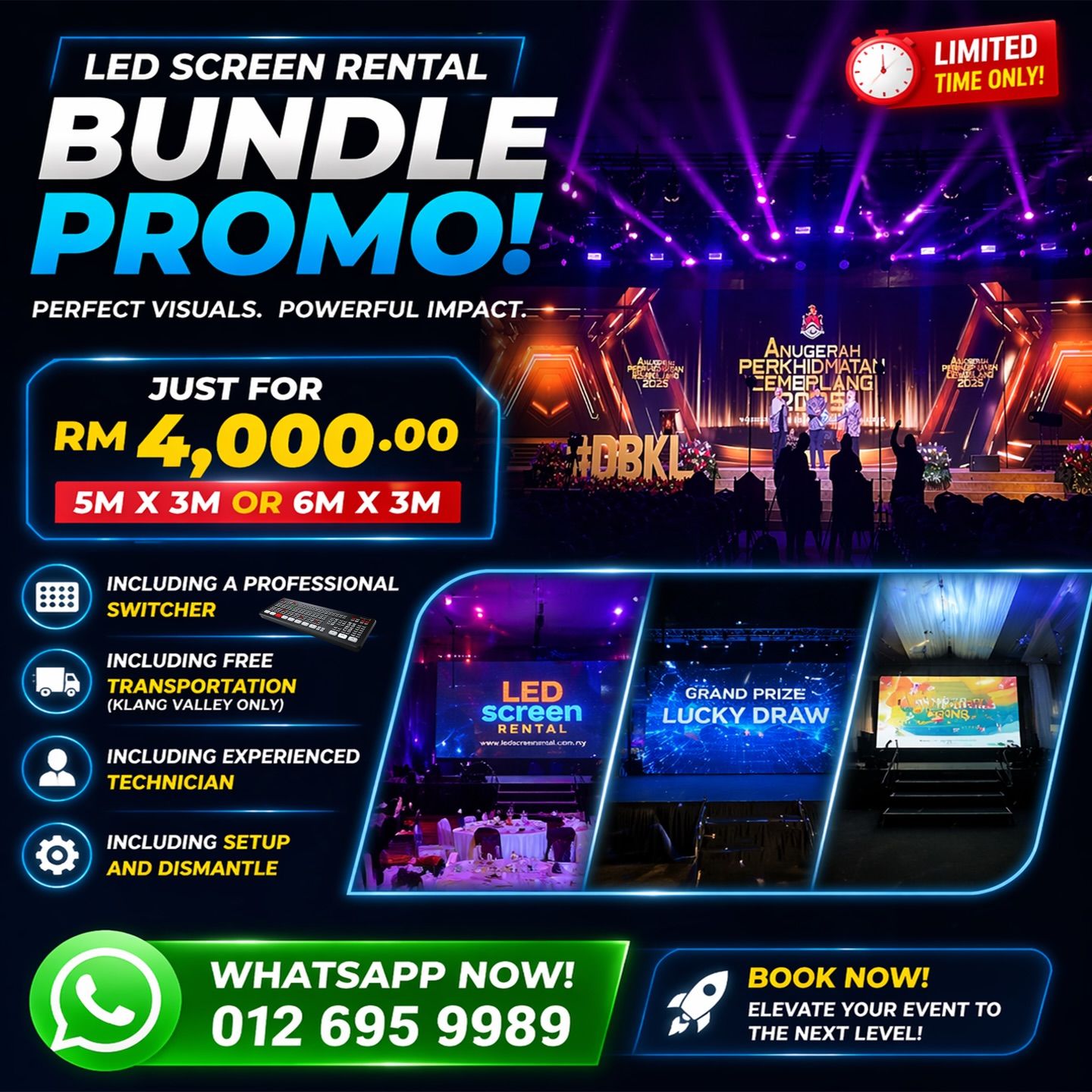 LED Screen Rental Bundle Promo
