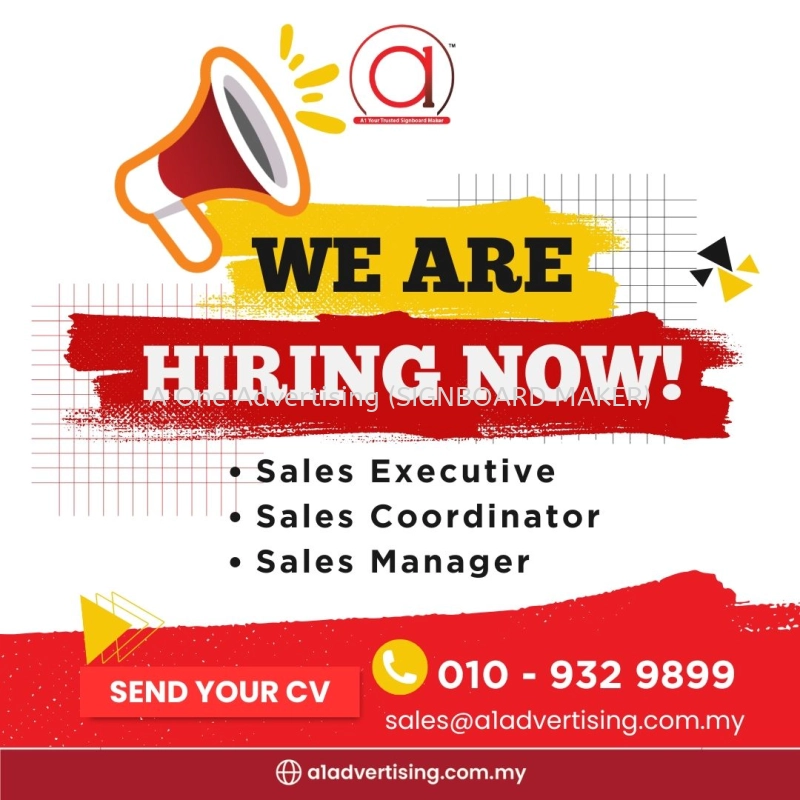 We’re Hiring in Klang – Join Our Growing Signboard Team