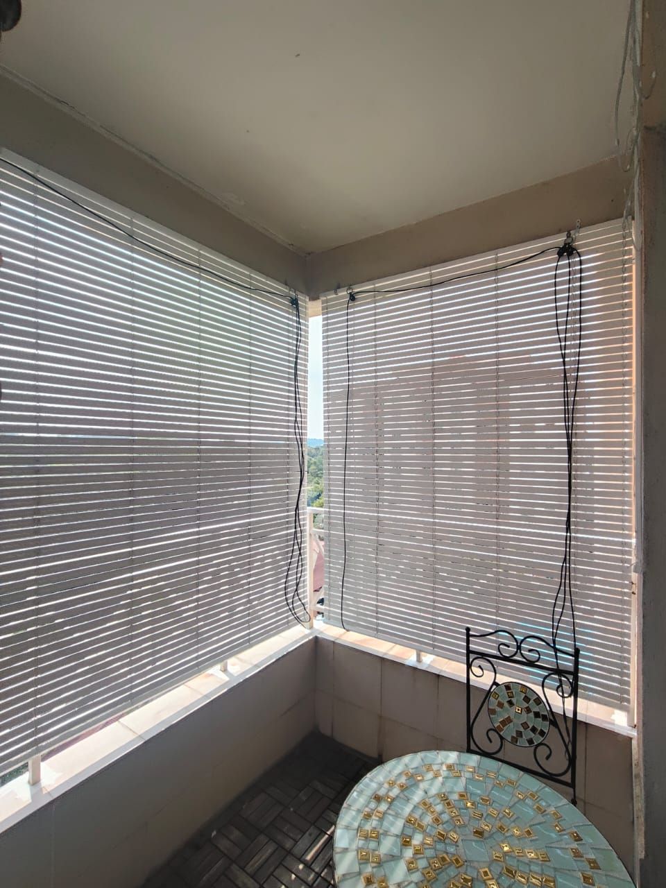 Outdoor Wooden Blind installation; Jalan Bait U8/1, Bukit Jelutong, 40150 Shah Alam, Selangor