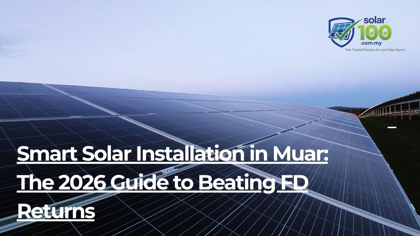 Muar Solar Panel Installation 2026 | Cost, TNB Savings & Installer Guide