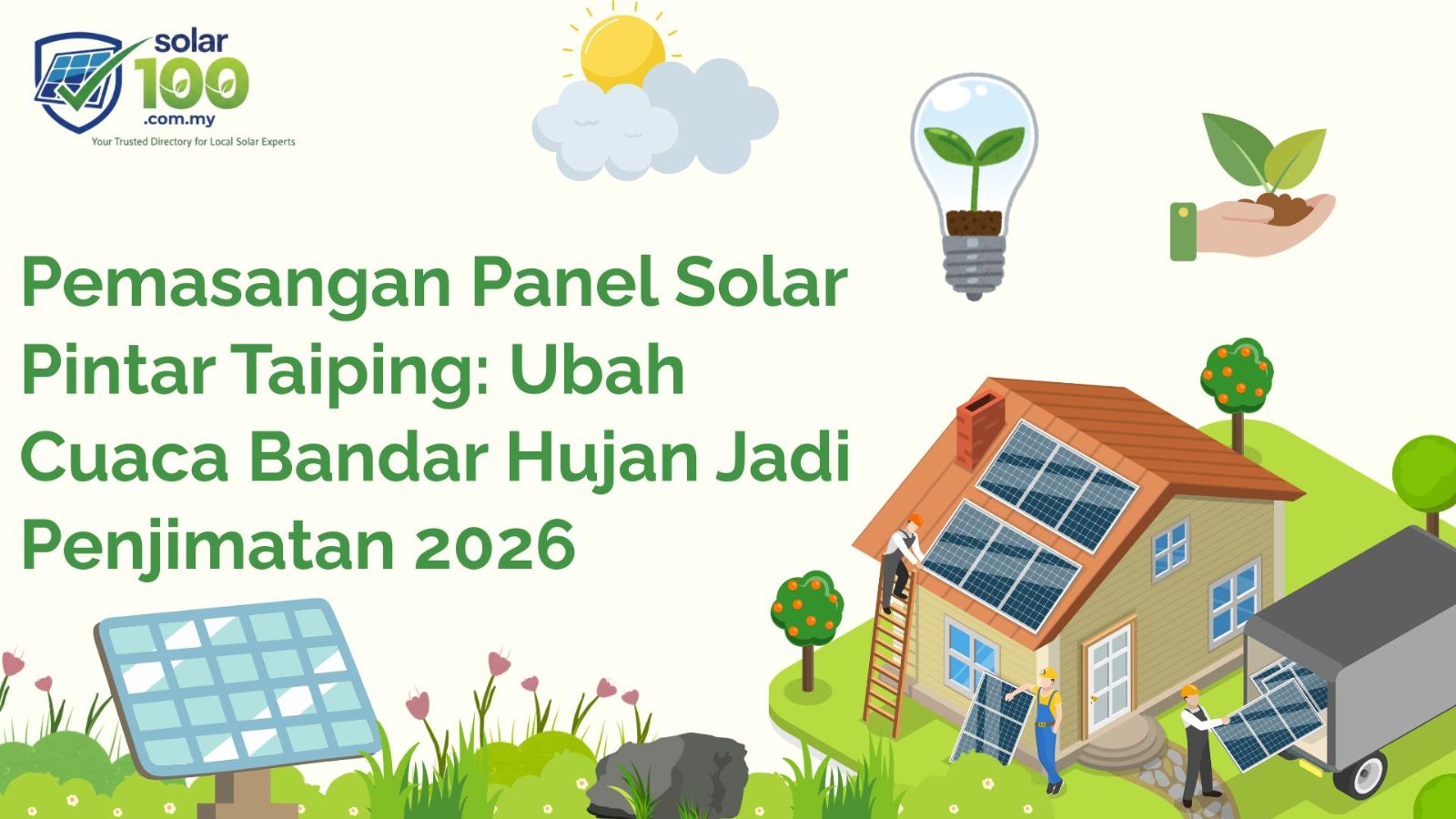 Taiping Solar Panel Installation 2026 | Cost, TNB Savings & Installer Guide