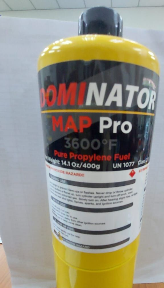 DOMINATOR MAP-PRO GAS CYLINDER Ready Stock !!