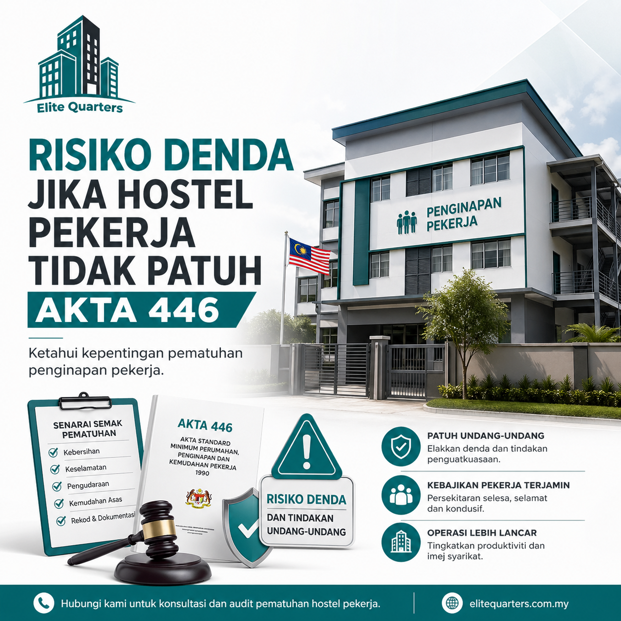 Risiko Denda Jika Hostel Pekerja Tidak Patuh Akta 446 l LG Solution