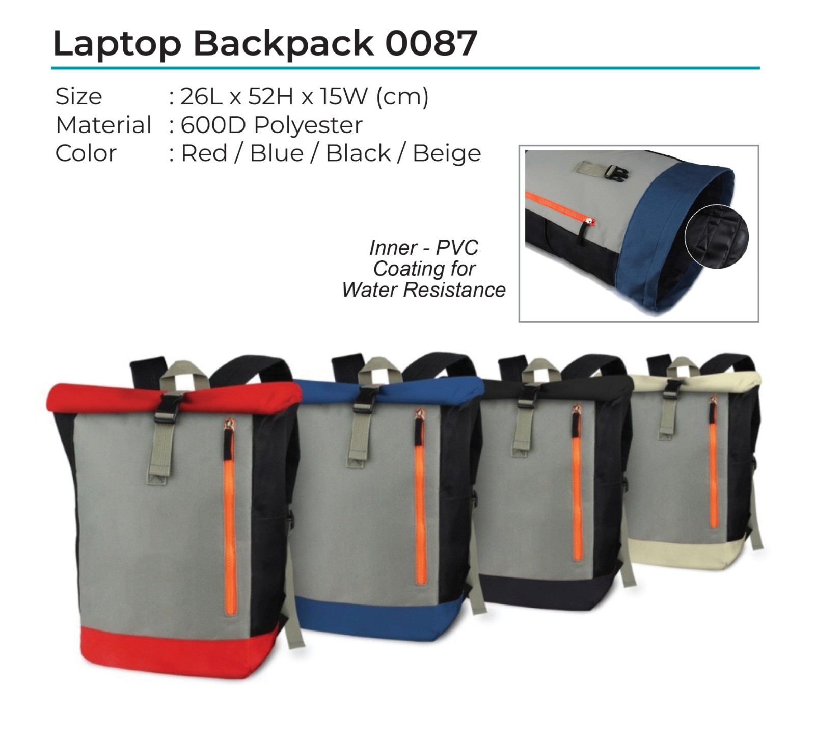 Laptop Backpack 0087