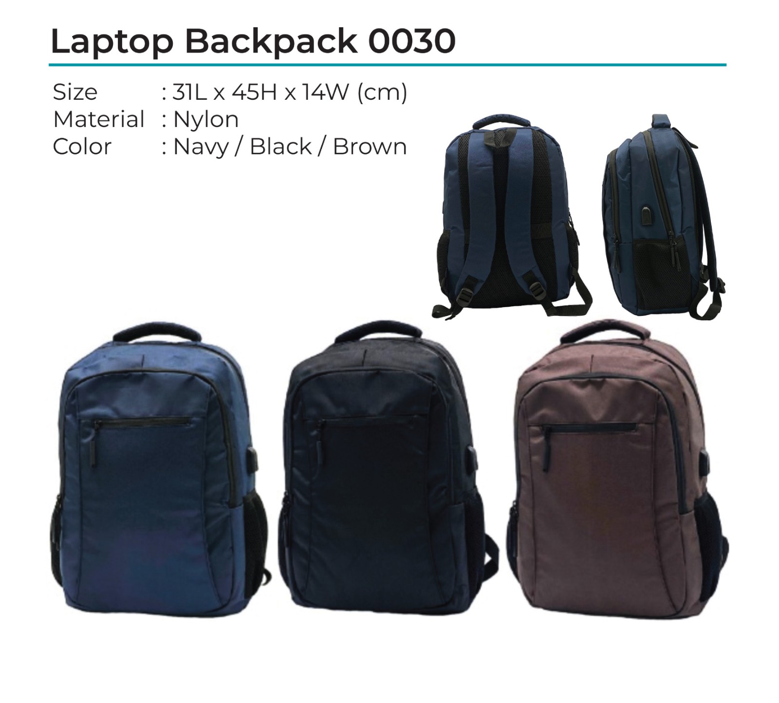 Laptop Backpack 0030