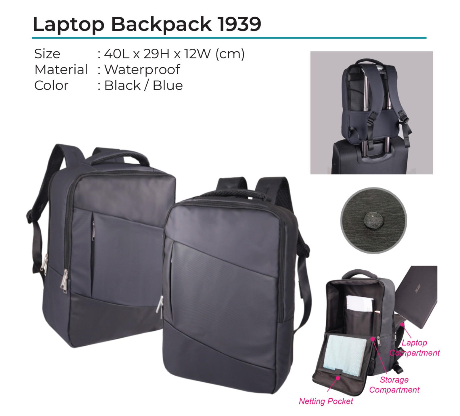 Laptop Backpack 1939