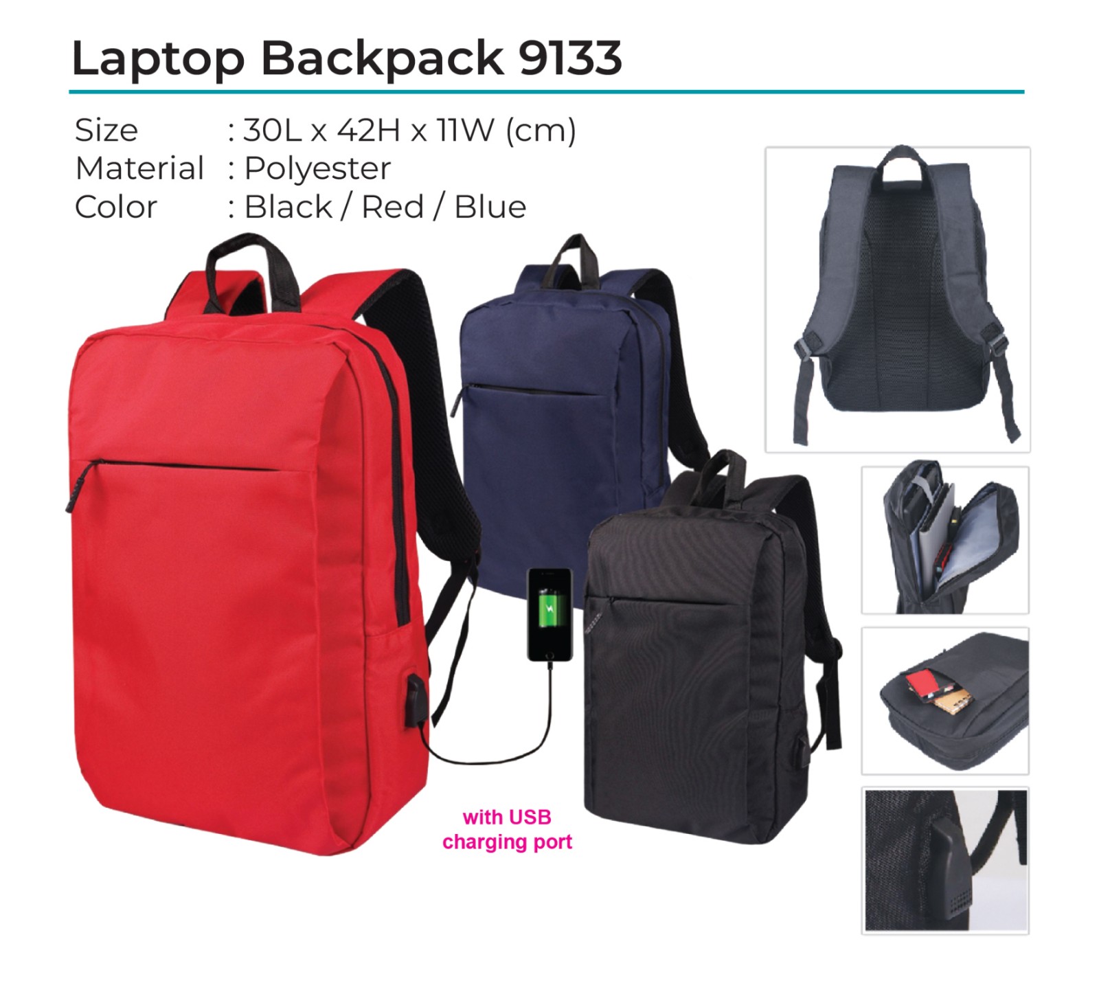 Laptop Backpack 9133