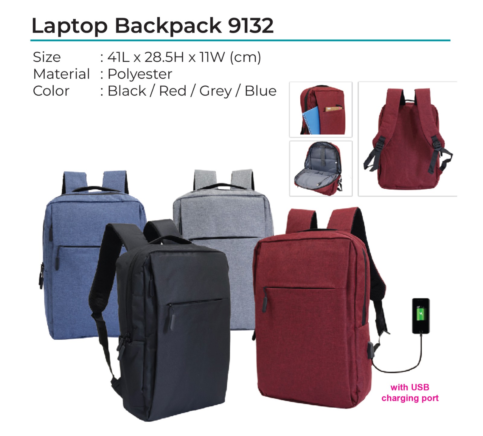 Laptop Backpack 9132