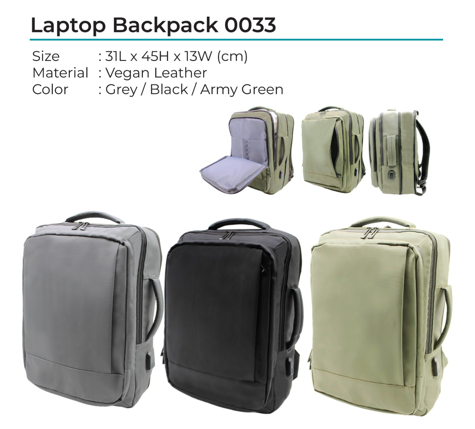 Laptop Backpack 0033