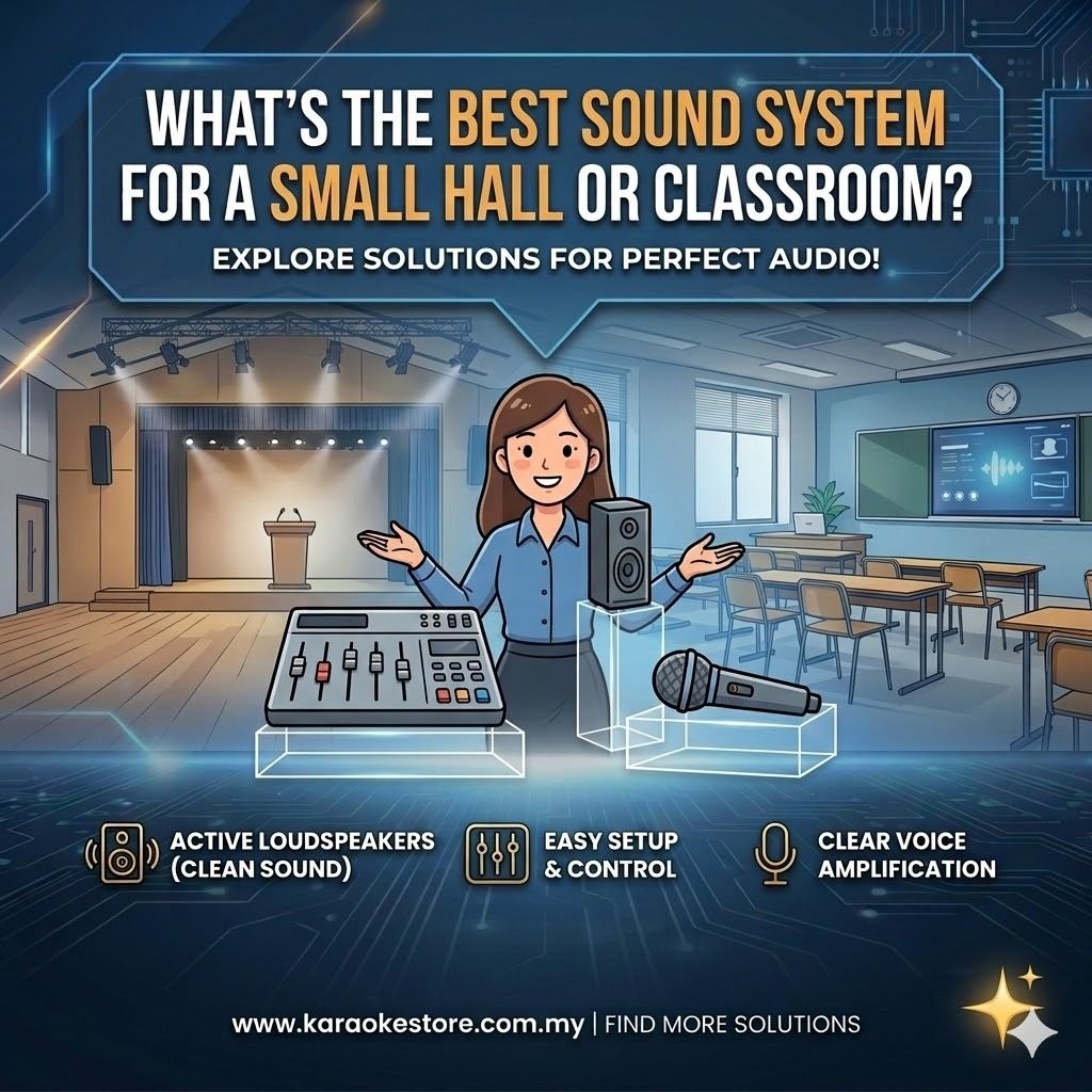 What’s the best sound system for a small hall or classroom?