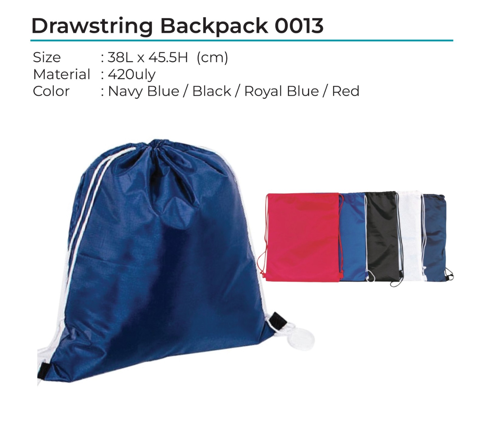 Drawstring Backpack 0013