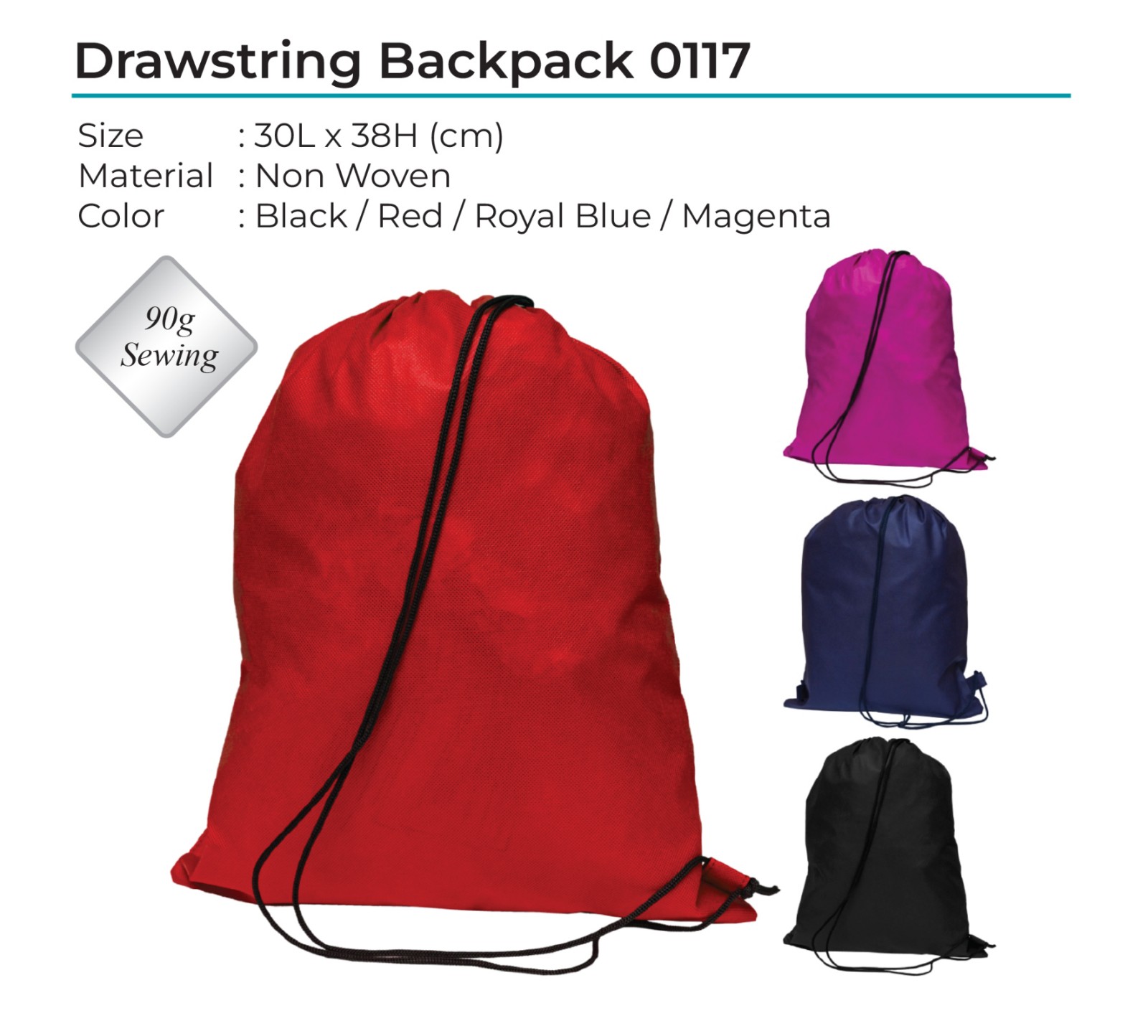 Drawstring Backpack 0117