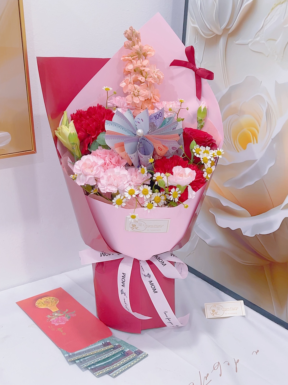 #母亲节花束 #送妈妈的花束 #送母亲的礼物 #混搭花束 #妈妈花束