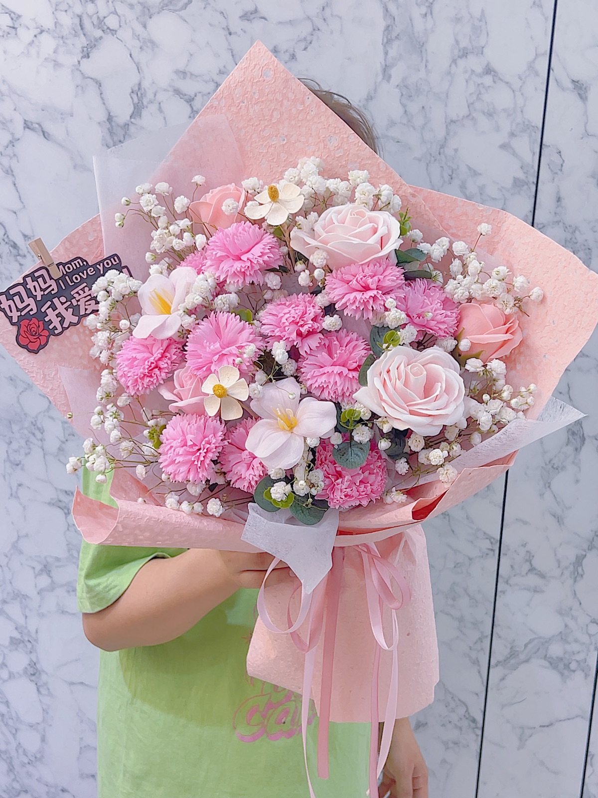 #母亲节花束 #送妈妈的花束 #送母亲的礼物 #混搭花束 #妈妈花束