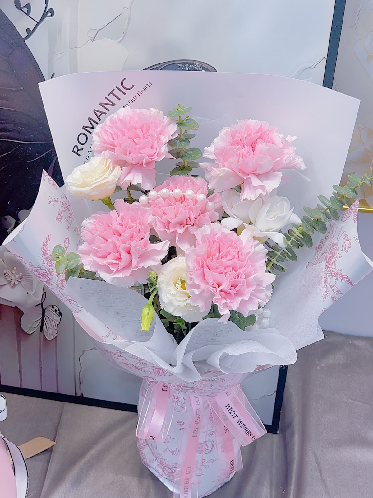 #母亲节花束 #送妈妈的花束 #送母亲的礼物 #混搭花束 #妈妈花束