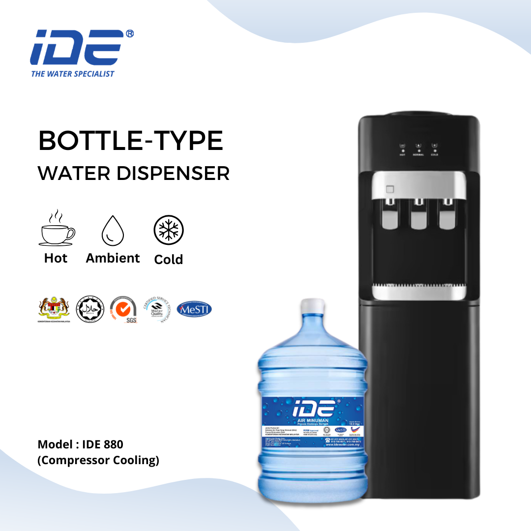 IDE Hot&Warm&Cold Bottle Type Dispenser