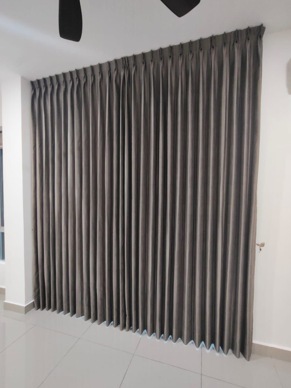 Custom made Blackout Curtain with french pleat design; Nilai, Klang, Kuala Selangor