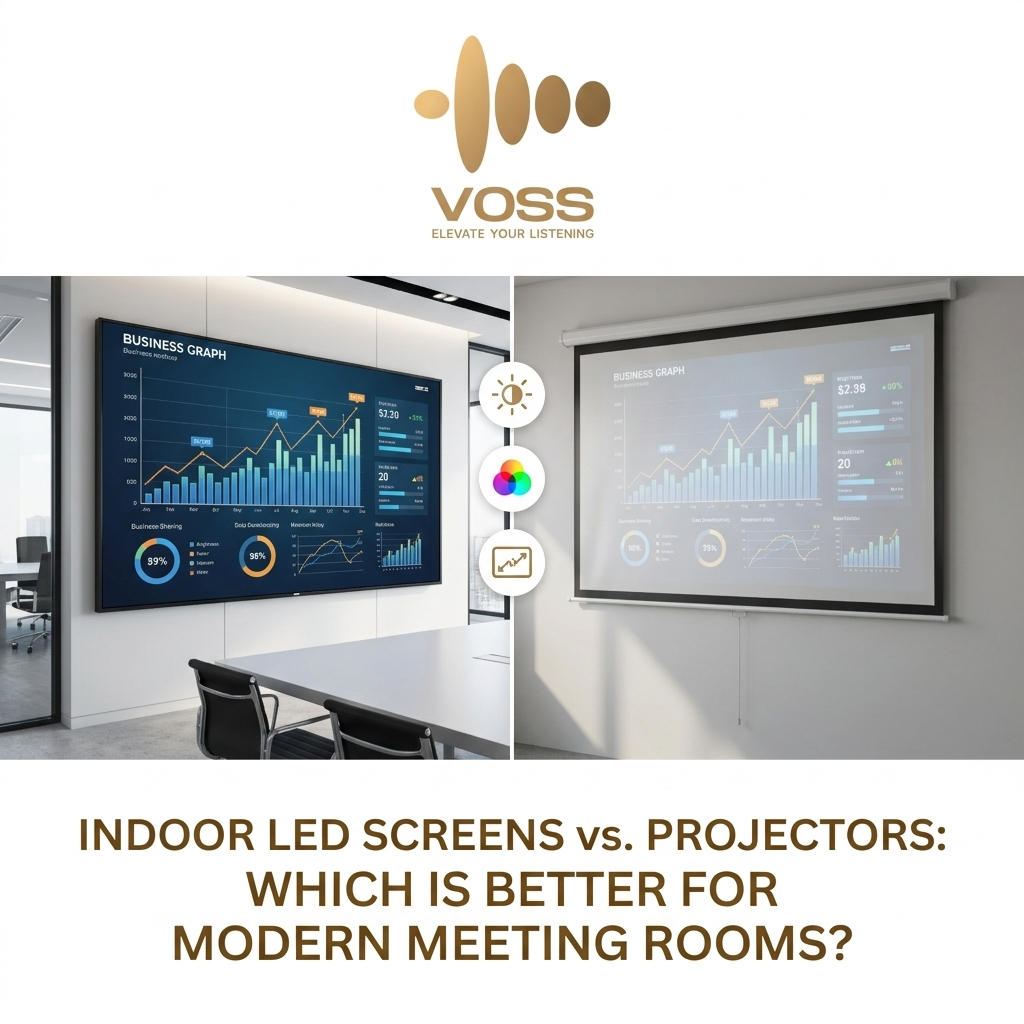 Indoor LED Screens vs. Projectors: Which is Better for Modern Meeting Rooms?