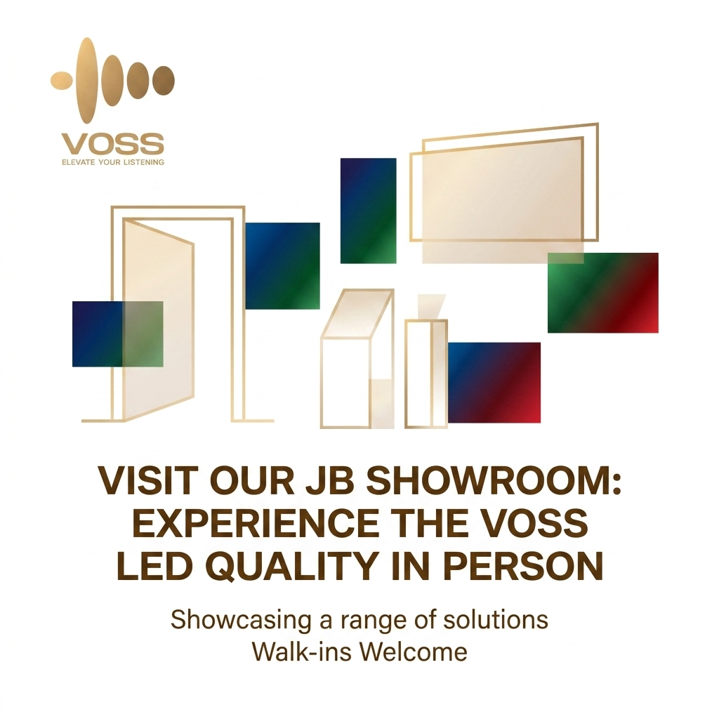 Visit Our JB Showroom: Experience the VOSS LED Quality in Person