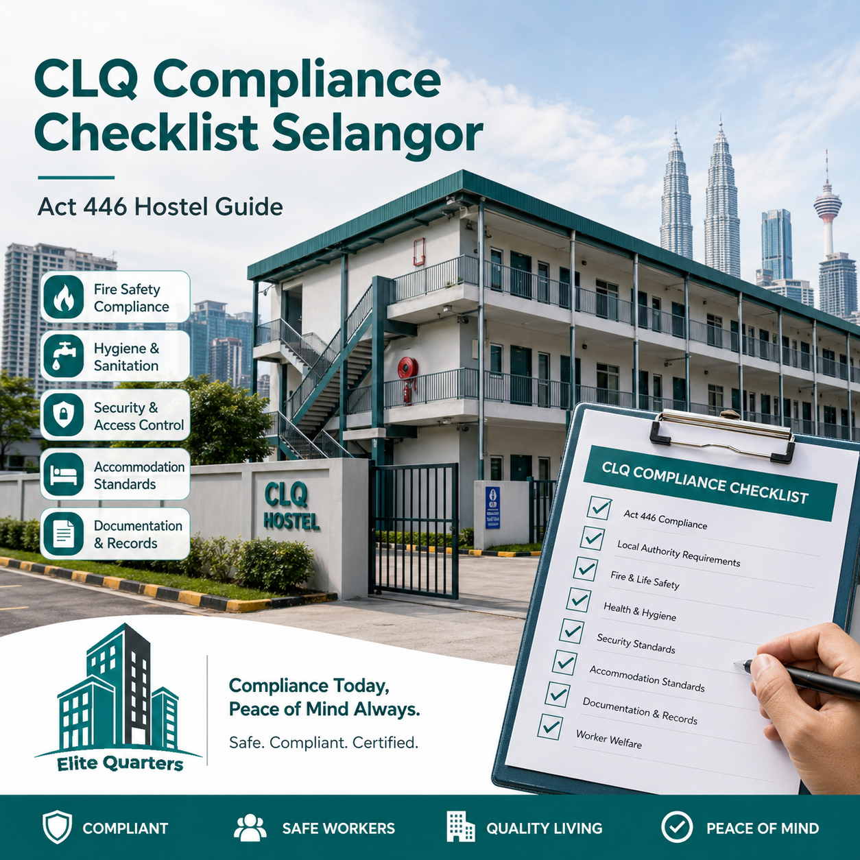 CLQ Compliance Checklist Selangor | Act 446 Hostel Guide