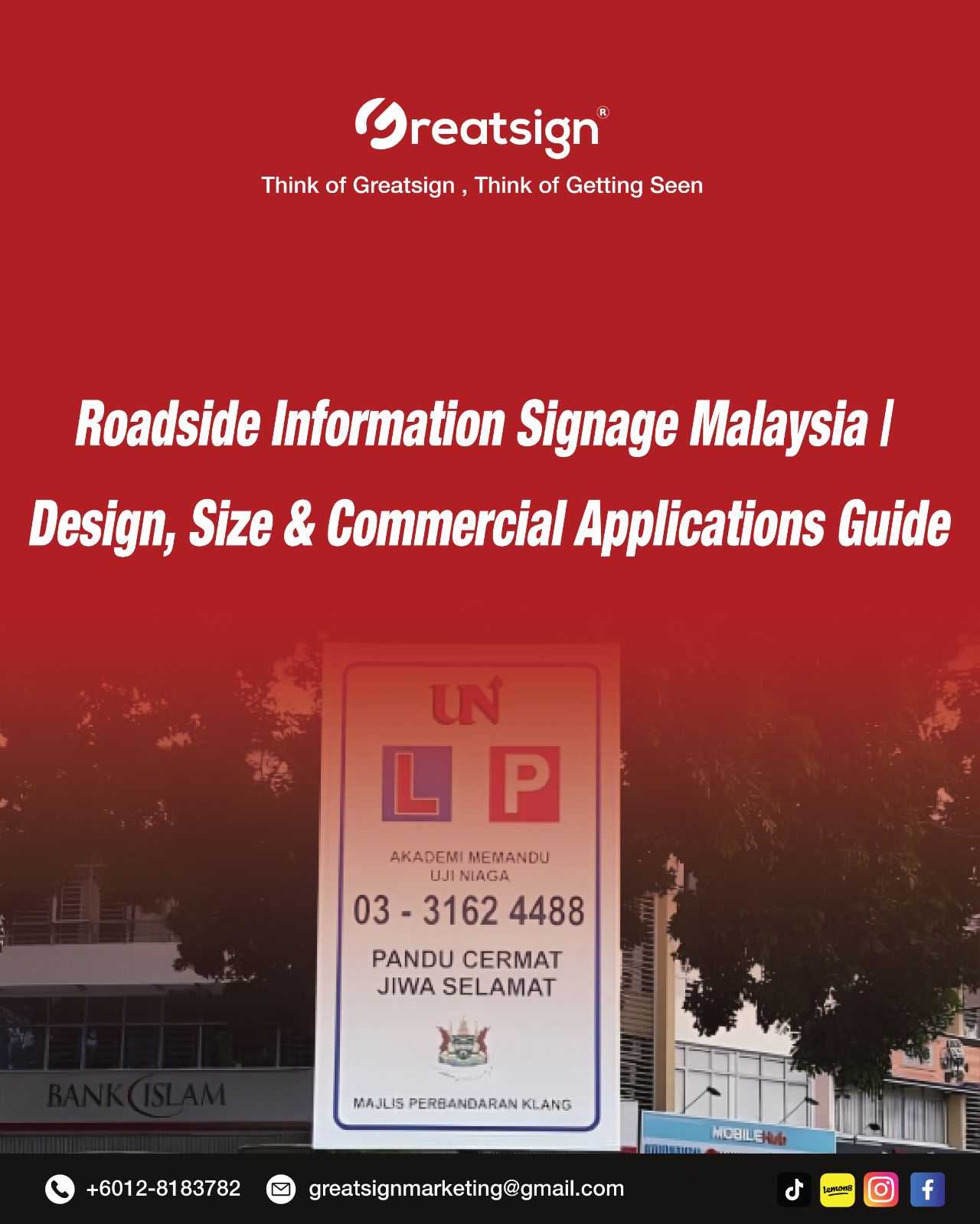 Roadside Information Signage Malaysia | Design, Size & Commercial Applications Guide