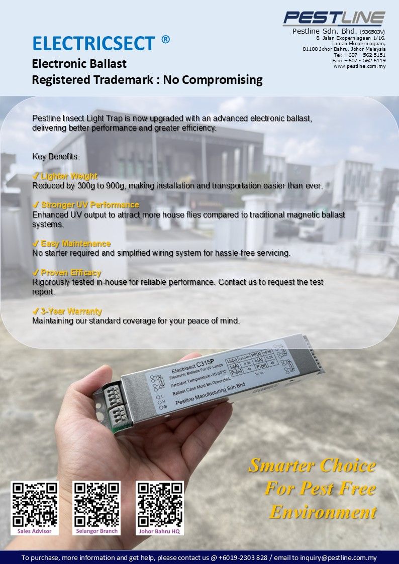Pestline Insect Light Trap – High Efficiency & Next Generation Upgrade Series