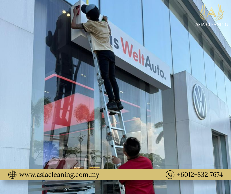 Signboard Cleaning - Volkswagen