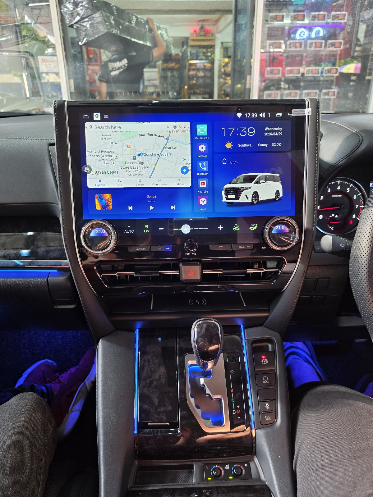 ALPHARD AGH30 16.2'' ANDROID PLAYER
