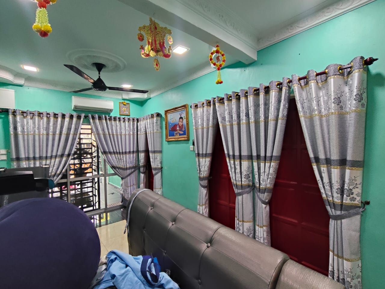 Langsir Kain Tebal dengan design Sulam pasang dengan kayu; Jalan Penggawa 1, Taman Penggawa, 45000 Kuala Selangor, Selangor