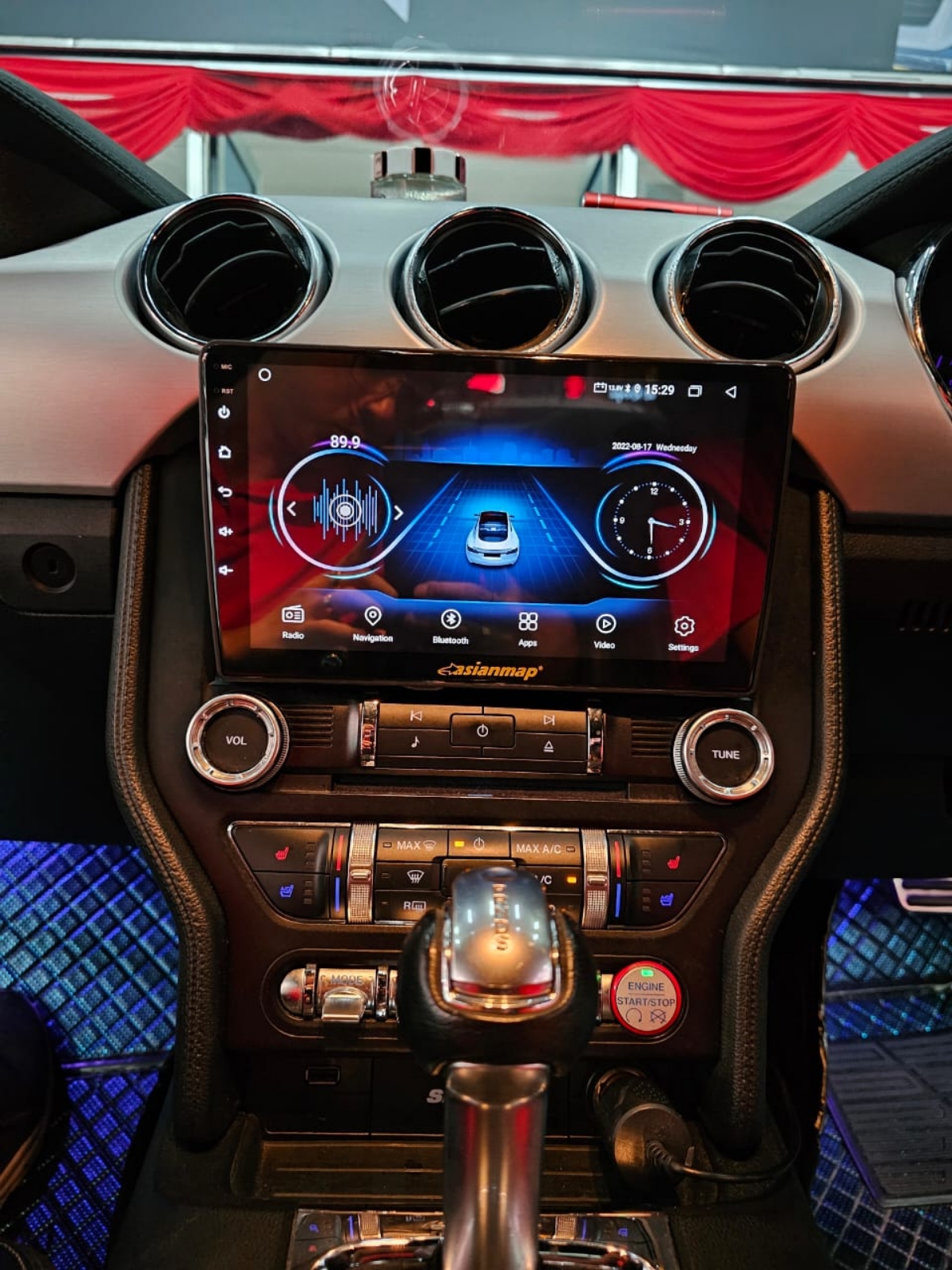MUSTANG ECOBOOST 10'' ANDROID MULTIMEDIA PLAYER