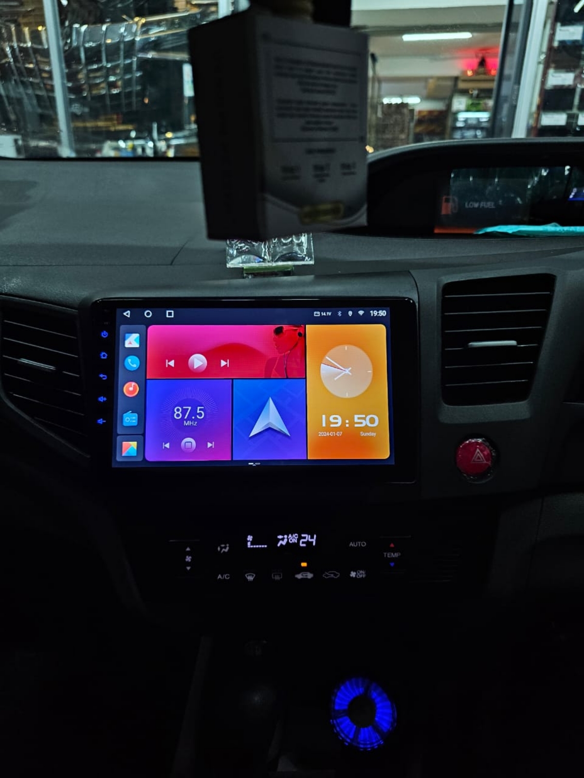 CIVIC FB 12-15 9'' ANDROID 360 CAMERA