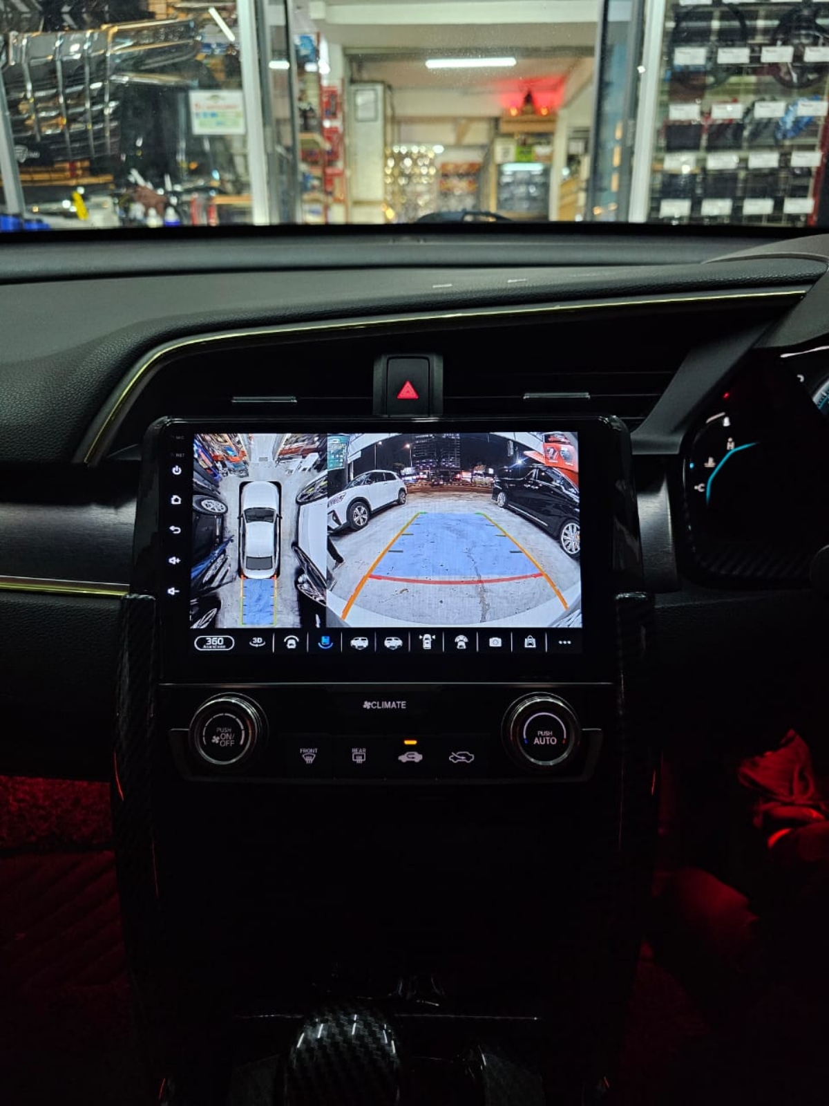 CIVIC FC 16-20 9'' ANDROID 360 CAMERA