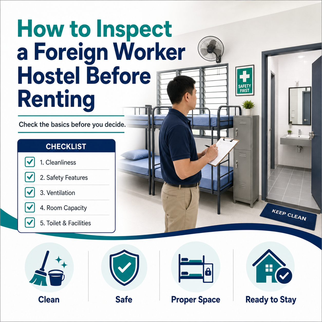 How to Inspect a Foreign Worker Hostel Before Renting