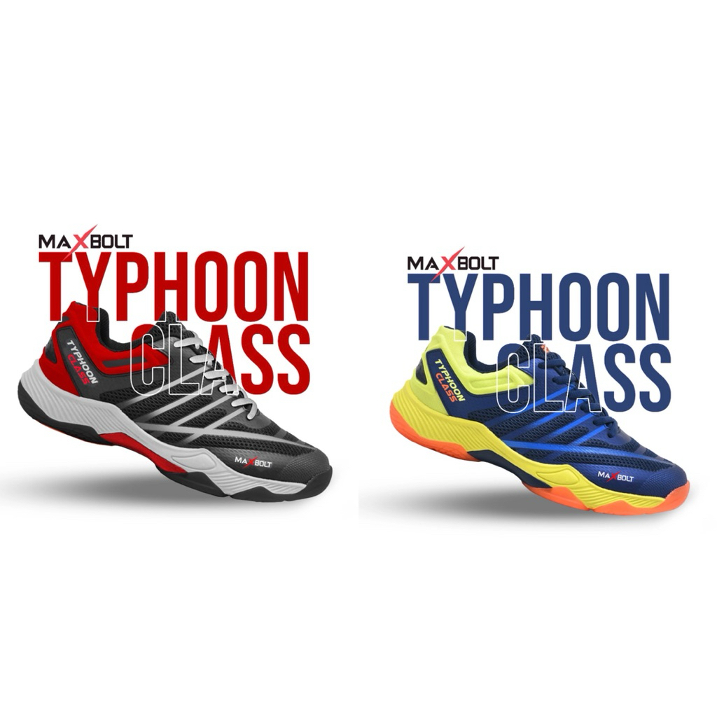 MAXBOLT TYPHOON CLASS BADMINTON SHOES (100% AUTHENTIC)