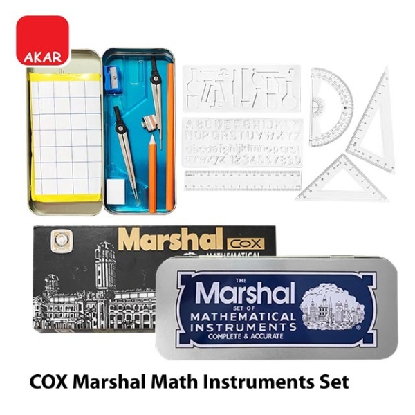 COX Marshal Mathematics Set / Instrument Set - A5006 Math Instrument Set Stationery Set Desktop Stationery Selangor, Malaysia, Kuala Lumpur (KL), Semenyih Supplier, Suppliers, Supply, Supplies | V CAN (1999) SDN BHD
