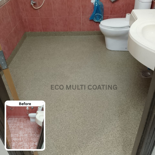 Epoxy Flake Coating for 4 layers
