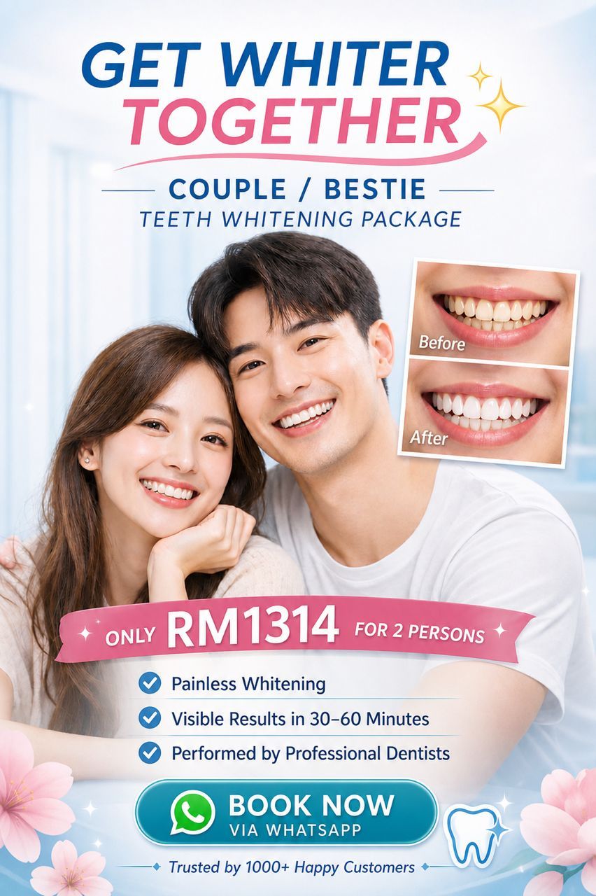 Teeth Whitening Before and After: What To Expect in Johor Bahru (2026 Guide)