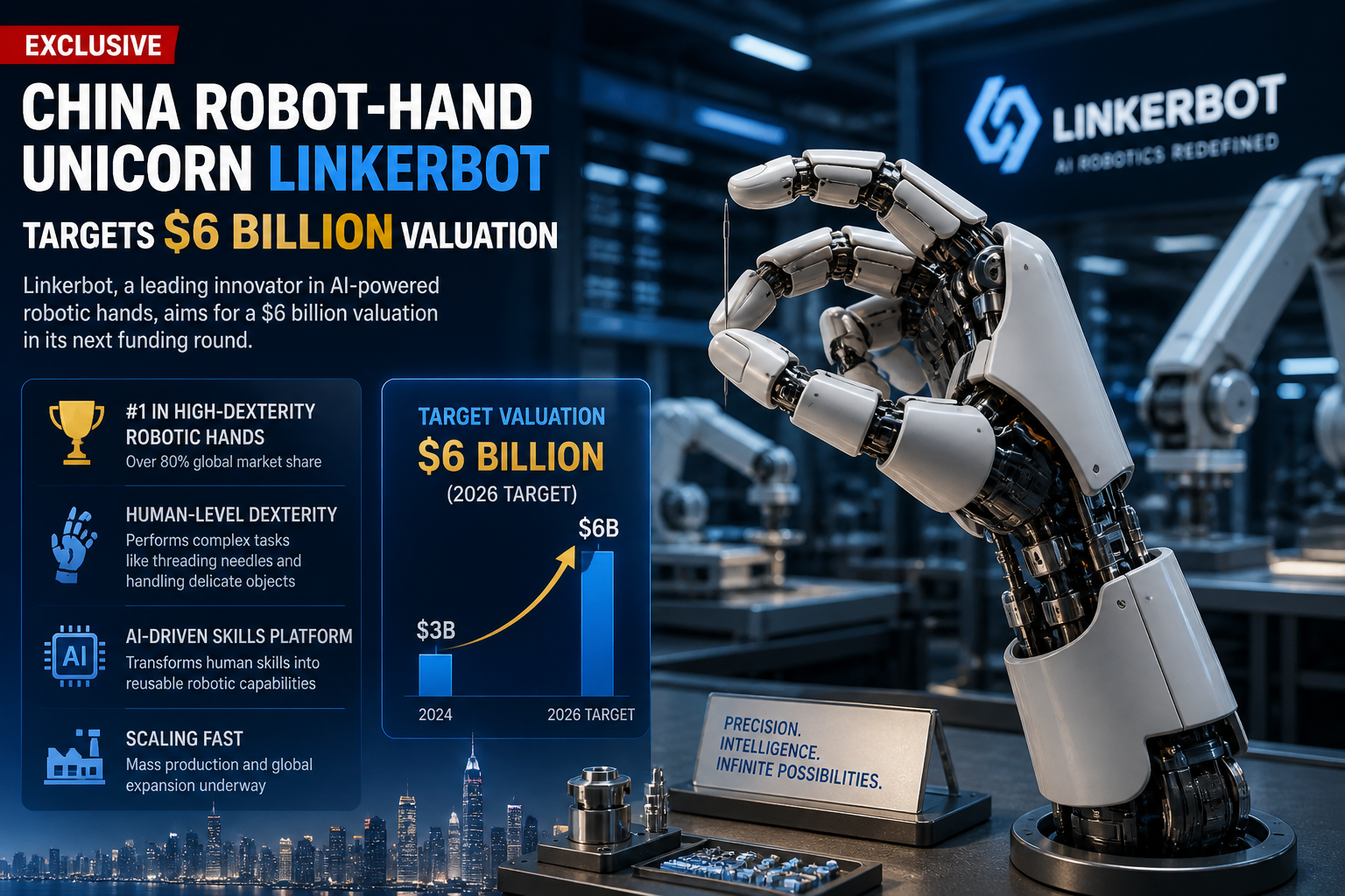 China’s AI Robotics Breakthrough: Linkerbot Targets $6 Billion Valuation