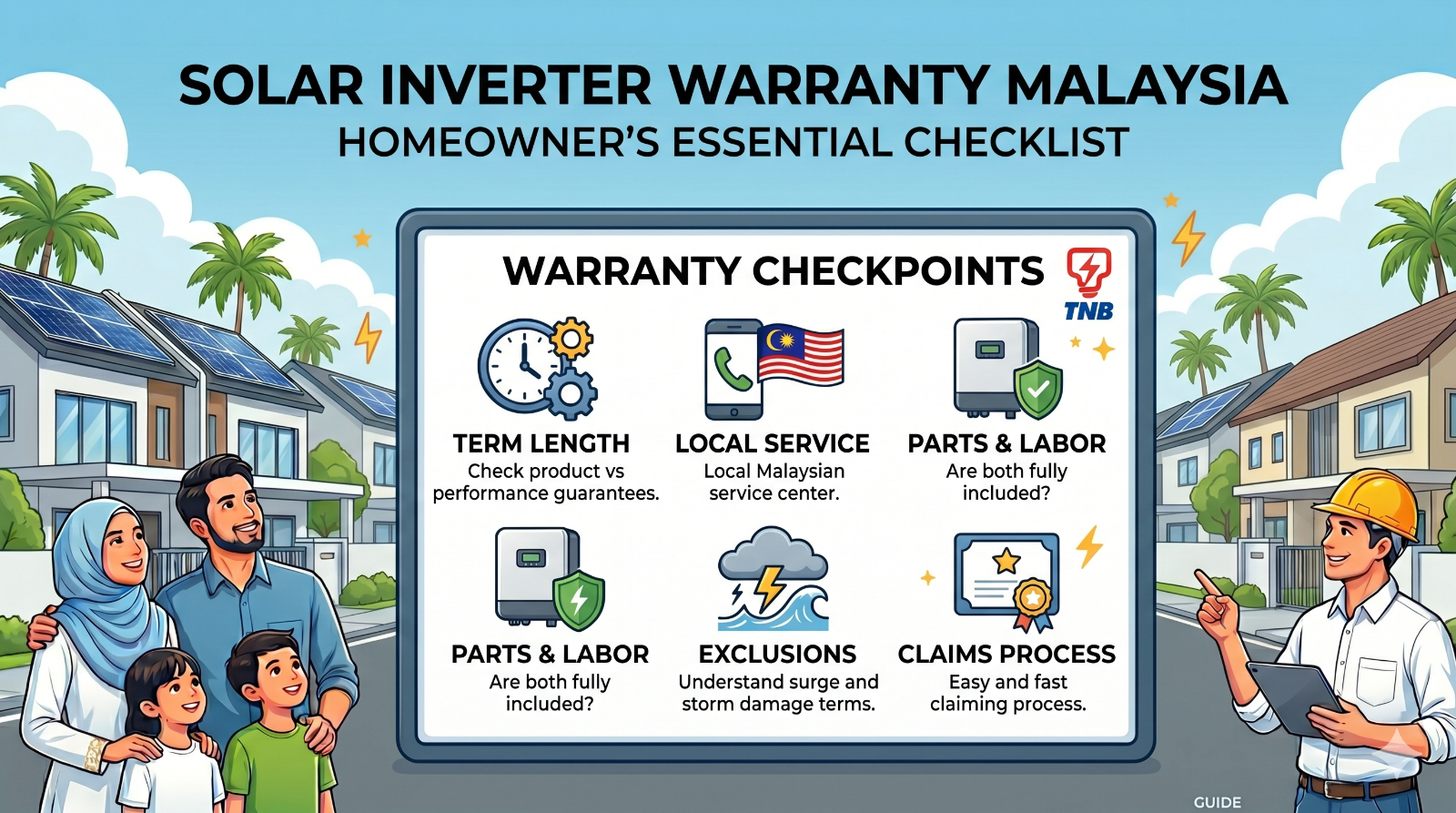 Solar Inverter Warranty Malaysia: What Homeowners Should Check