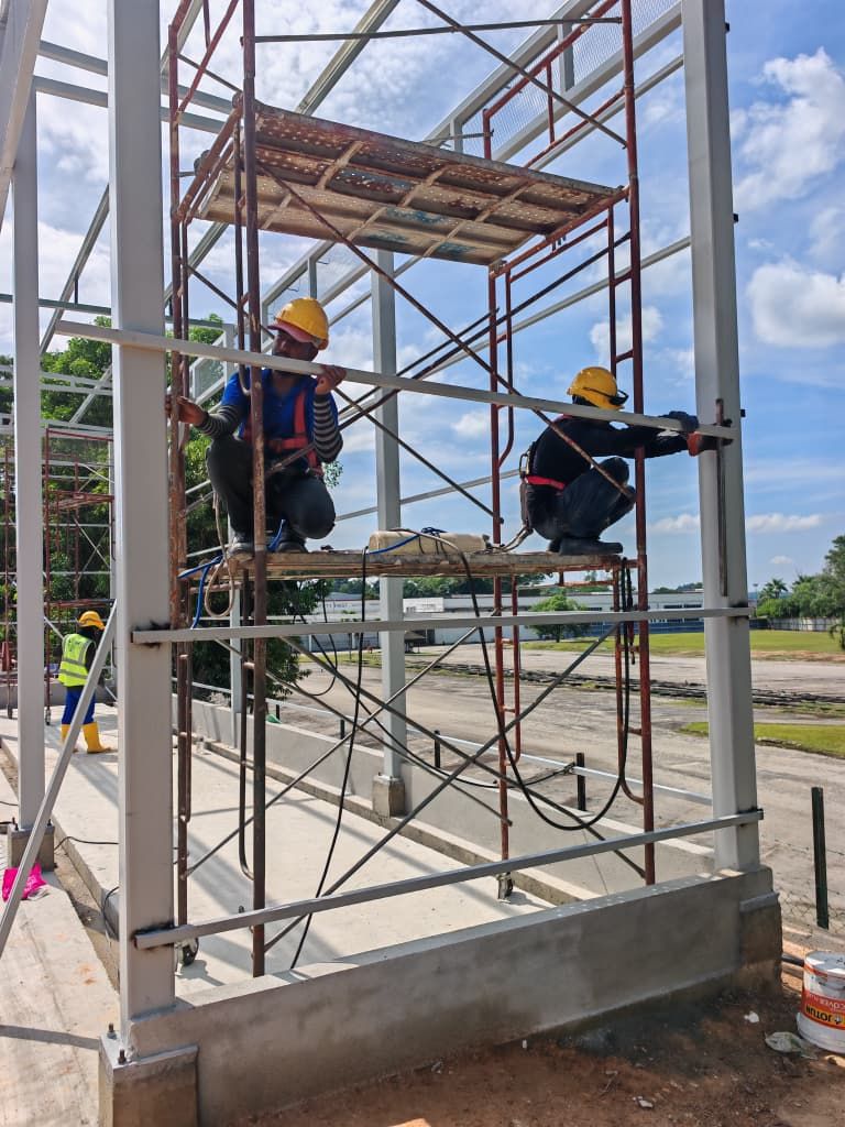 Warehouse for Chemical Storage Construction in Seremban Negeri Sembilan