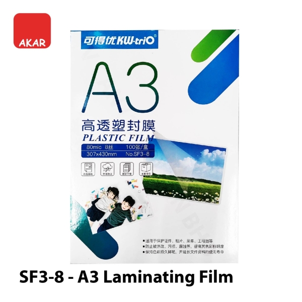AKAR Filem Laminasi A3 (A3 Laminating Film / Laminating Pouch Film / Lapisan Plastik Dokumen) 100pcs Laminating Film Filing Product Selangor, Malaysia, Kuala Lumpur (KL), Semenyih Supplier, Suppliers, Supply, Supplies | V CAN (1999) SDN BHD