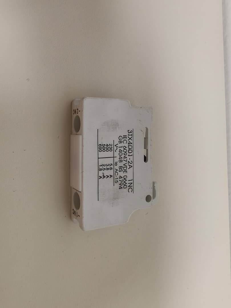 Siemens 3TX4001-2A Auxiliary Switch Block Malaysia