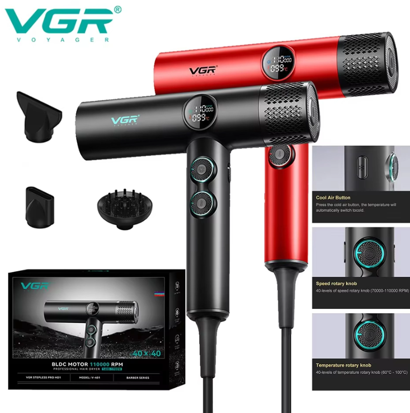 Hair Dryer Selangor Malaysia | VGR Salon-Grade Hair Dryer