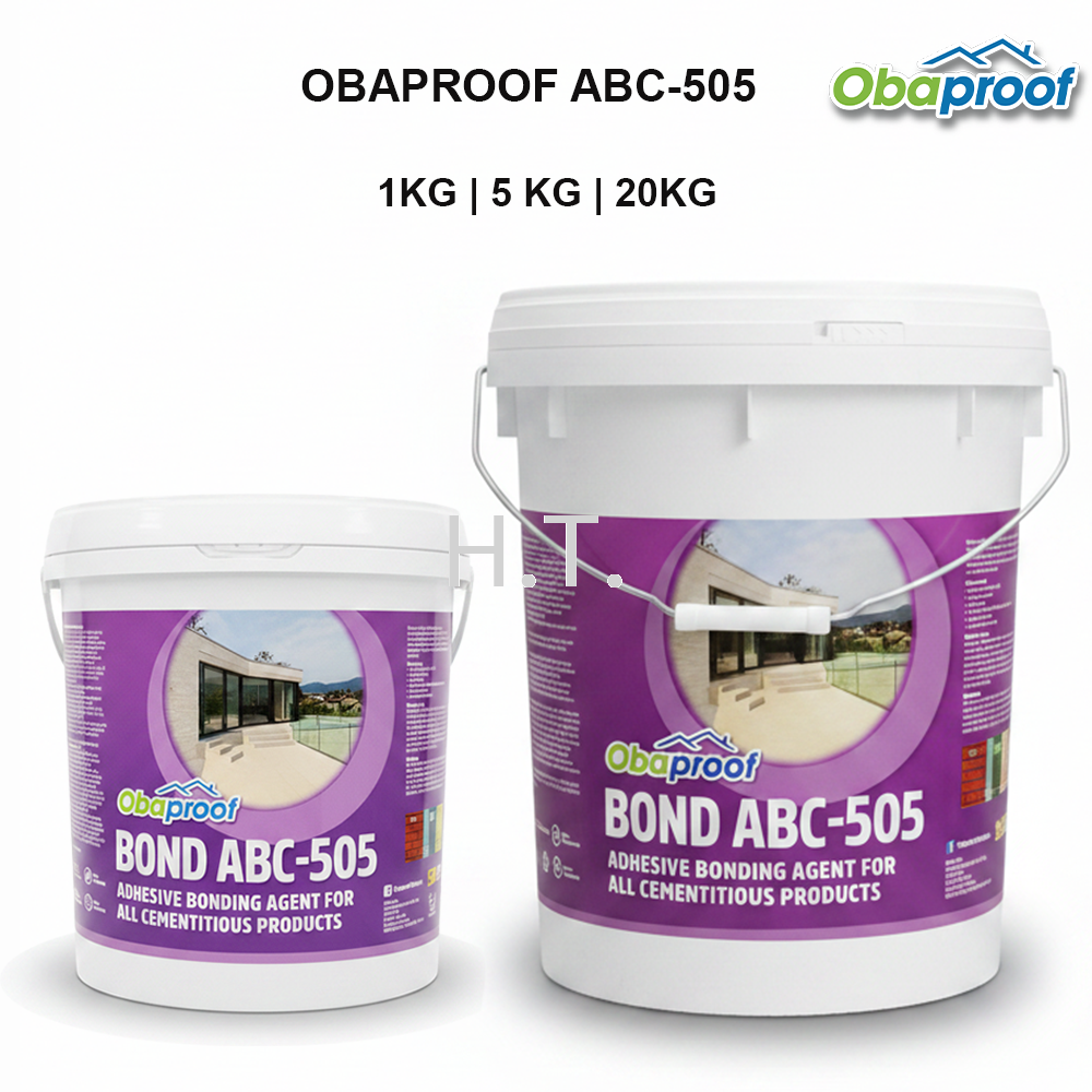 OBAPROOF ABC-505 | WATERPROOF PROTECTIVE COATING FOR CONCRETE & BUILDING SURFACES 1KG | 5KG | 20KG