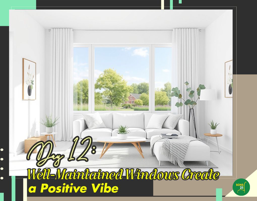 Day 12 Feng Shui: Maintained Windows = Positive Home Glow