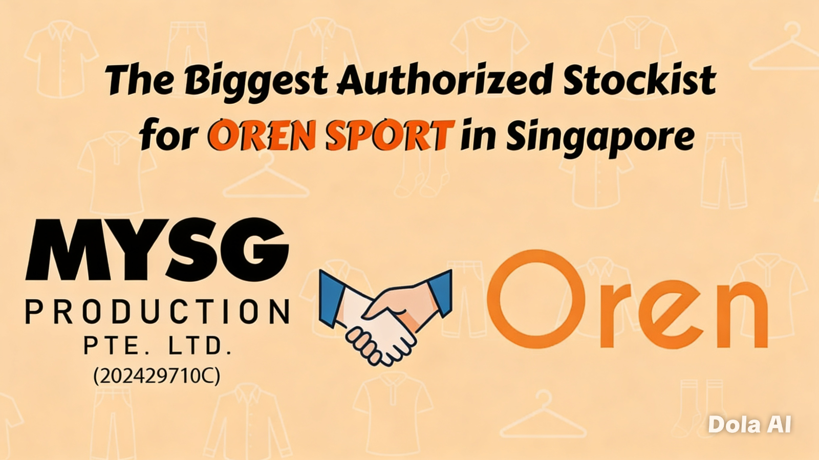 MYSG Production Pte Ltd – Biggest Authorised Oren Sport Seller in Malaysia | Printing Customization Malaysia