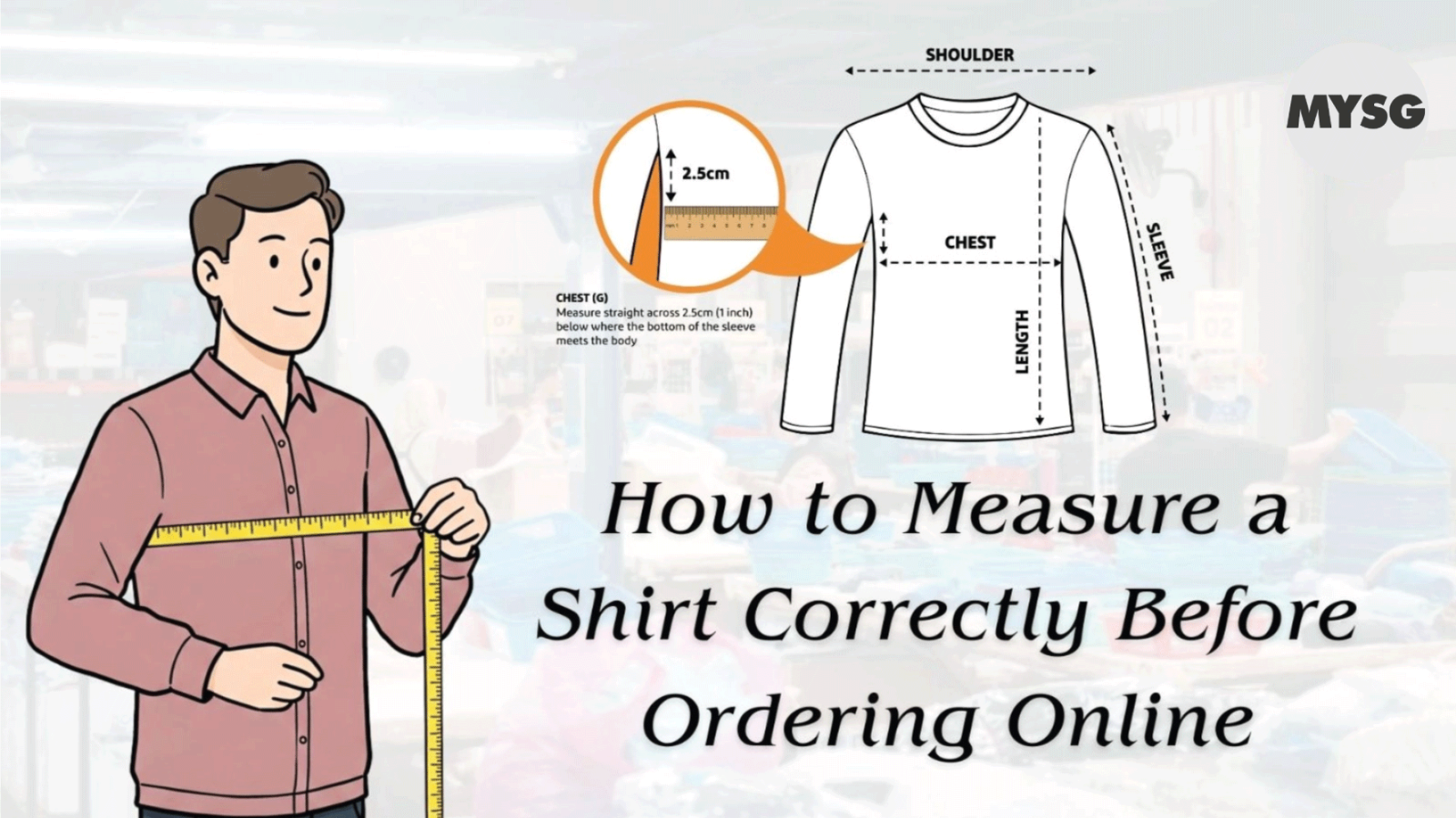 How to Measure a T-Shirt Correctly Before Ordering Online