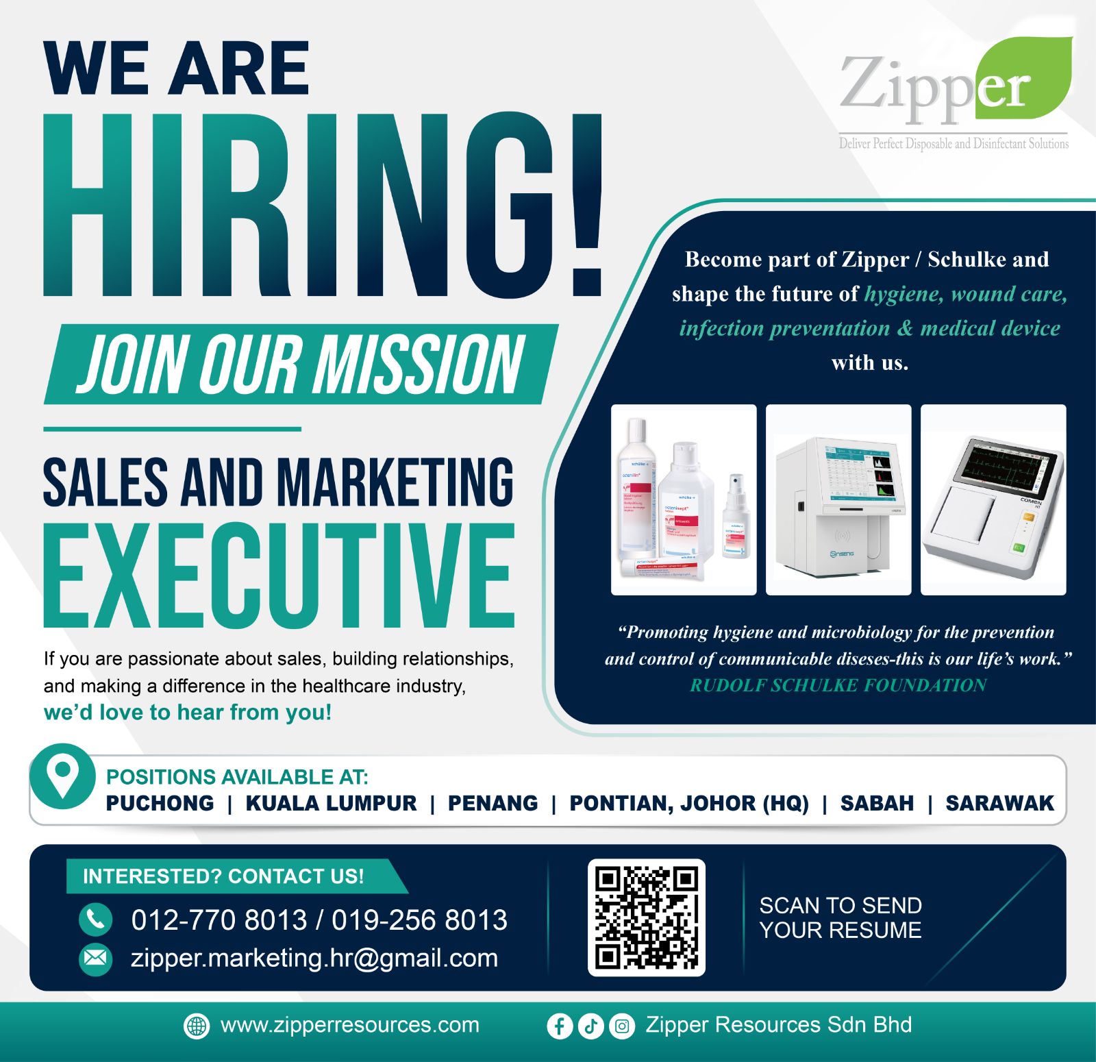 WE ARE HIRING - Sales & Marketing Executive