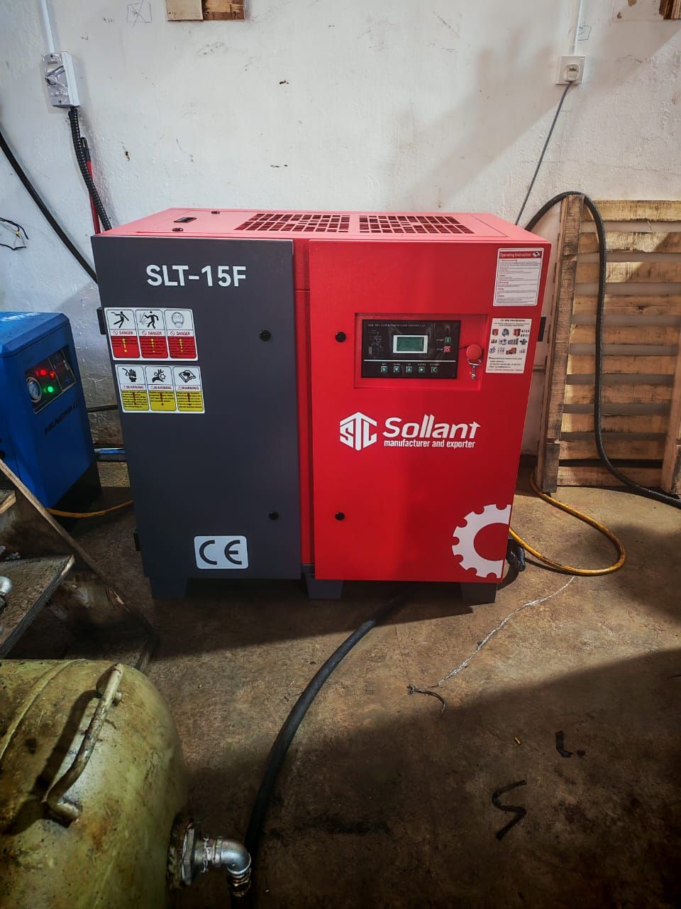 Thanks customer support 🙏🔧 ➡️Sollant Air Compressor  20HP