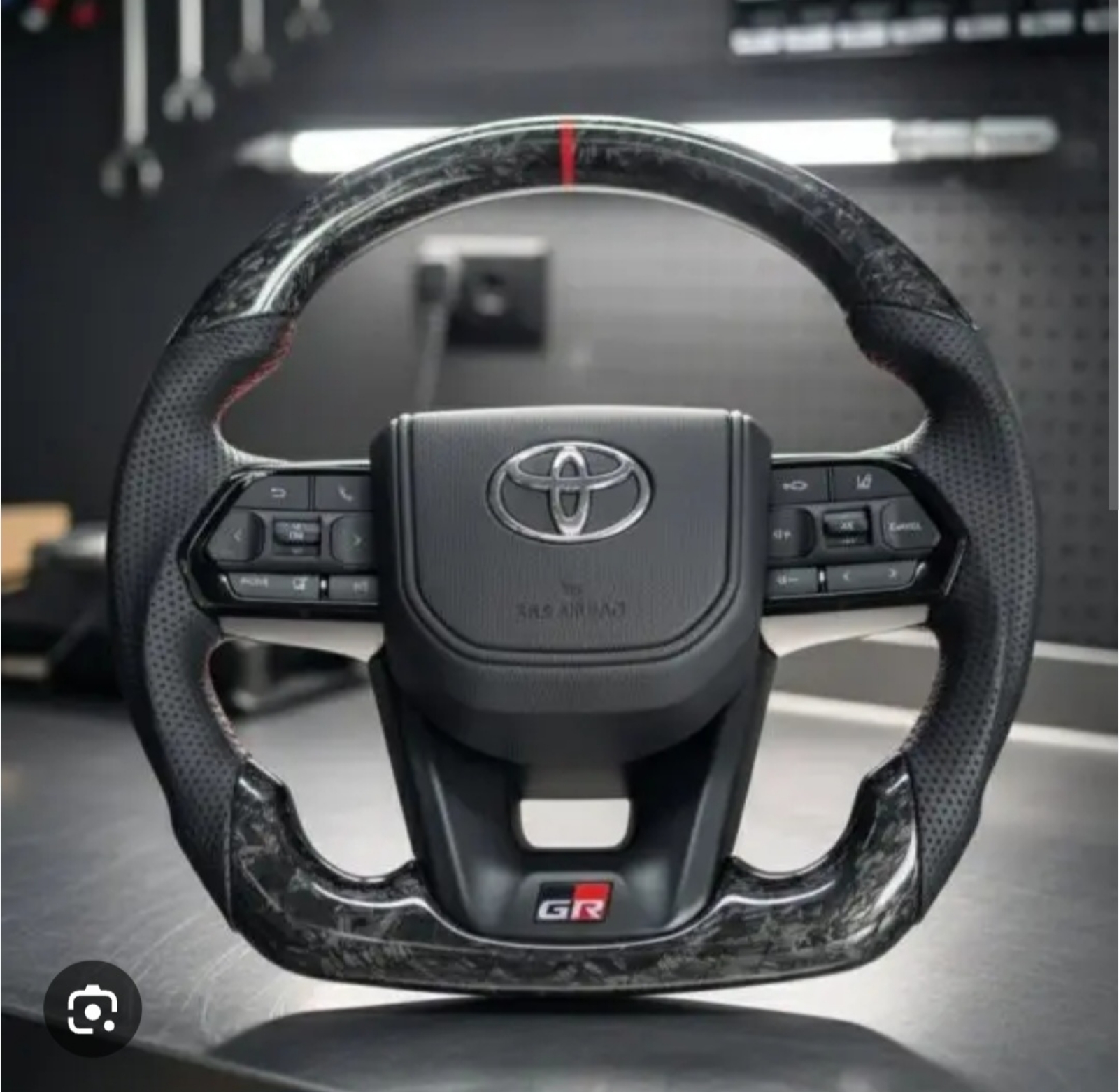 ALPHARD GR Forged Carbon Steering